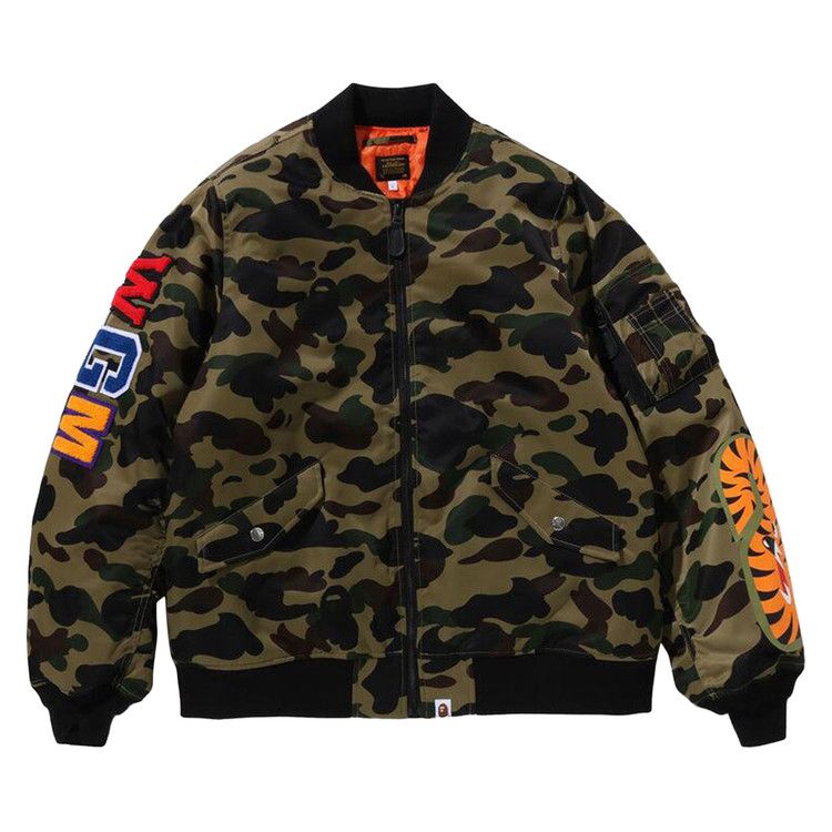 

Куртка BAPE 1st Camo Shark MA-1 Jacket, Green
