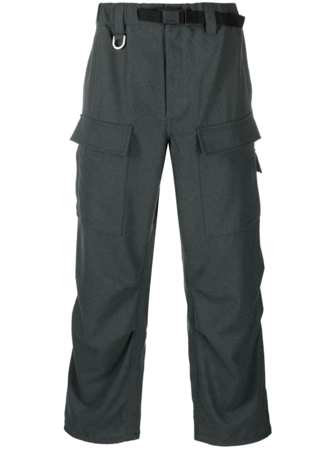 

Прямые брюки с поясом Y-3, зеленый