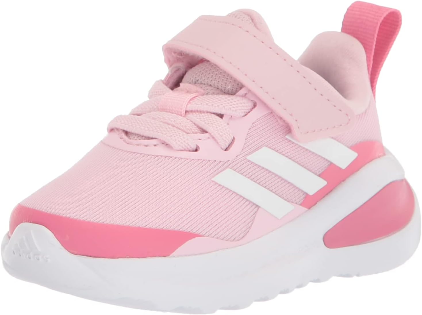 Кроссовки для детей adidas FortaRun с амортизацией Cloudfoam, белый/розовый