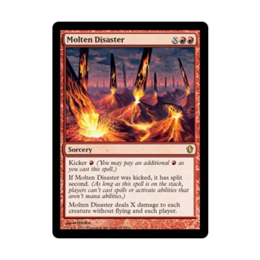 

CCG Расплавленная катастрофа (клавиша R), MTG - Commander 2013