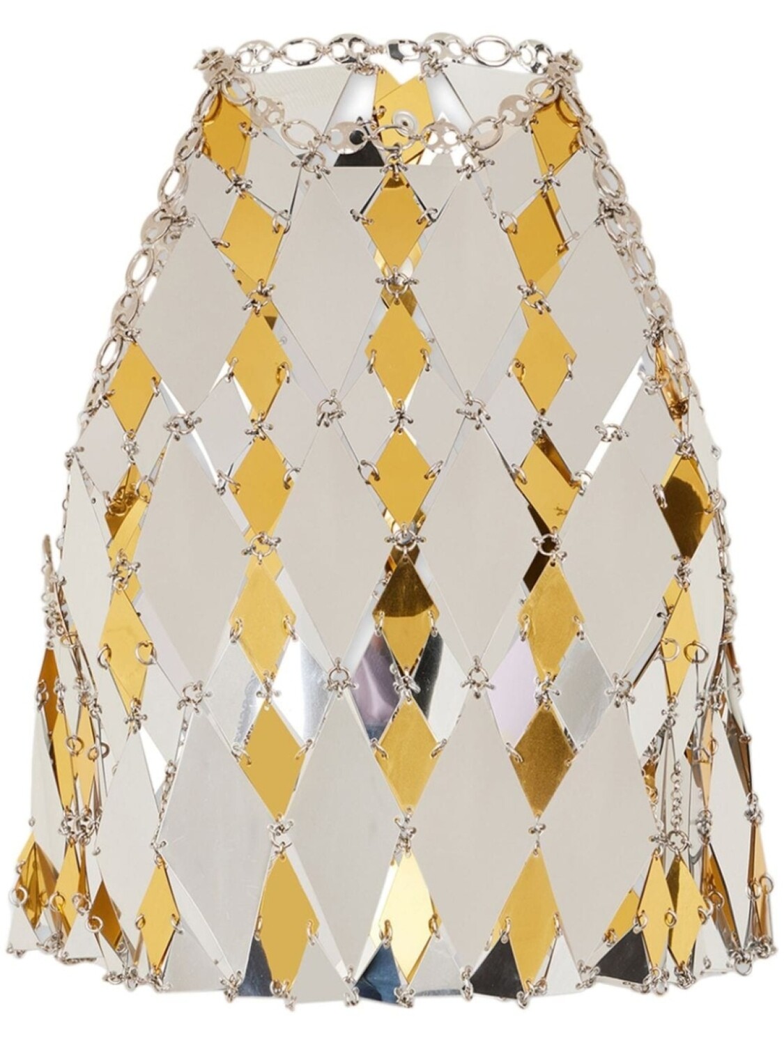 

Rabanne укороченный топ Sparkles, серебристый