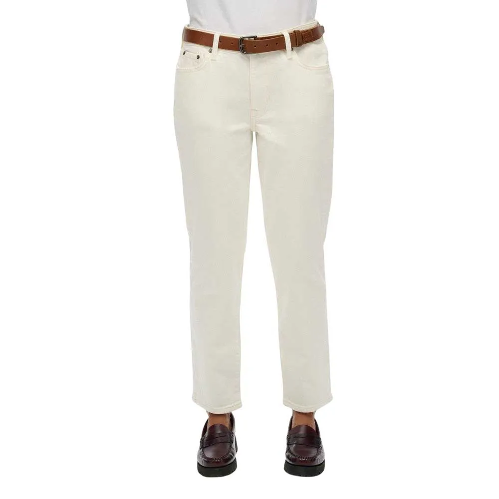 

Джинсы Superdry Vintage Mid Rise Slim Fit, белый