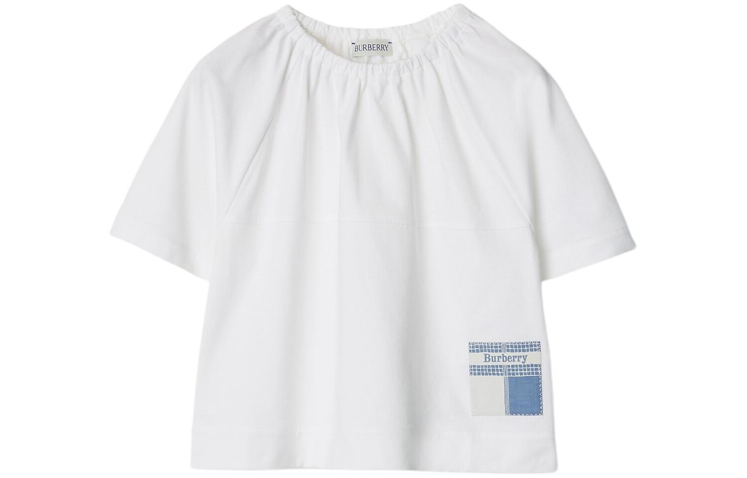 

Футболка Burberry Kids с короткими рукавами, белый