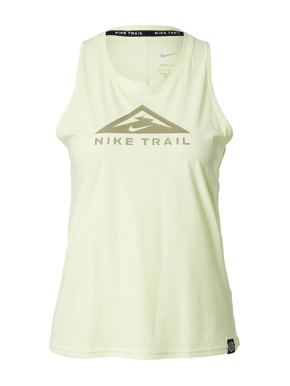 

Спортивный топ Nike TRAIL, хаки/светло-зеленый