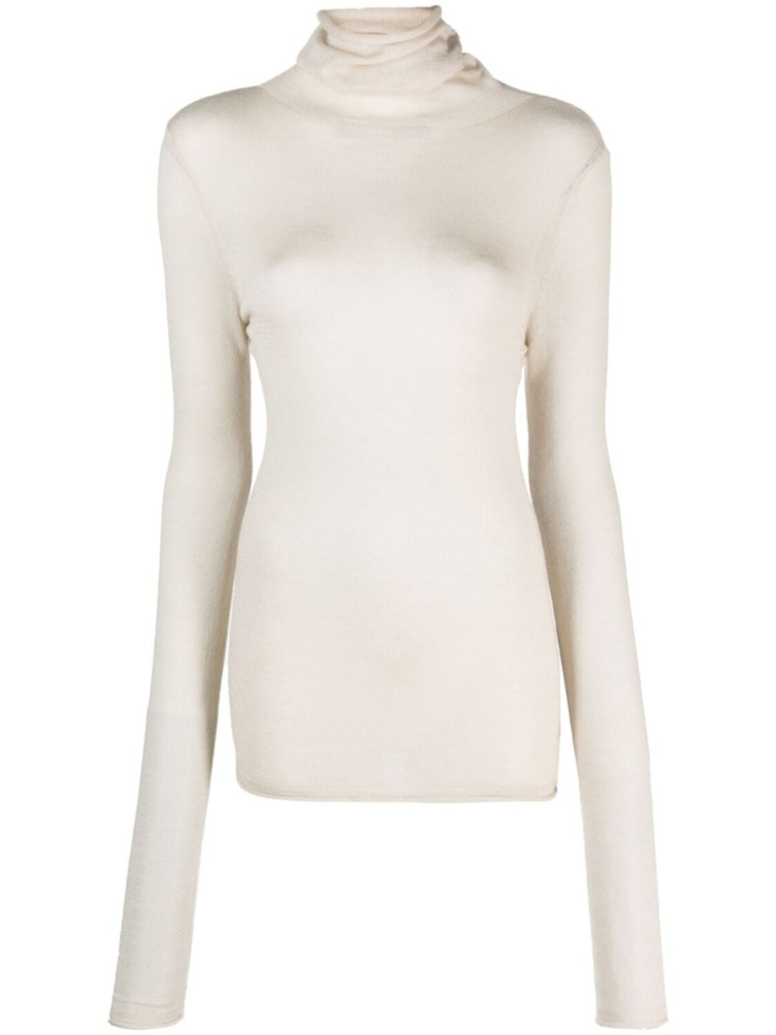 

Wild Cashmere джемпер тонкой вязки с высоким воротником, нейтральный цвет
