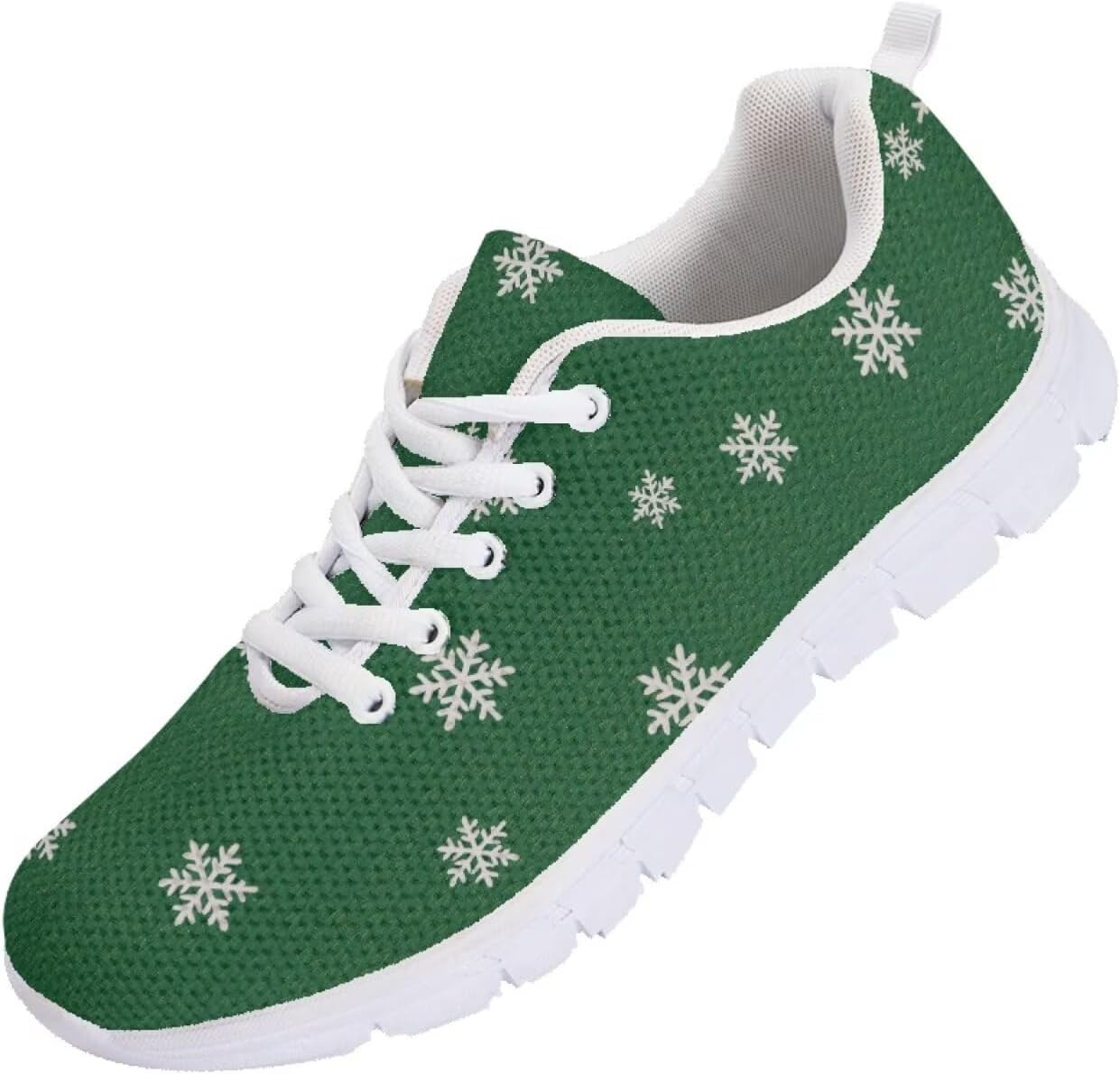 

Мужские кроссовки Funnydude Funny Print для прогулок, тенниса, легкие повседневные кеды для спортзала, путешествий и работы, Snowflake