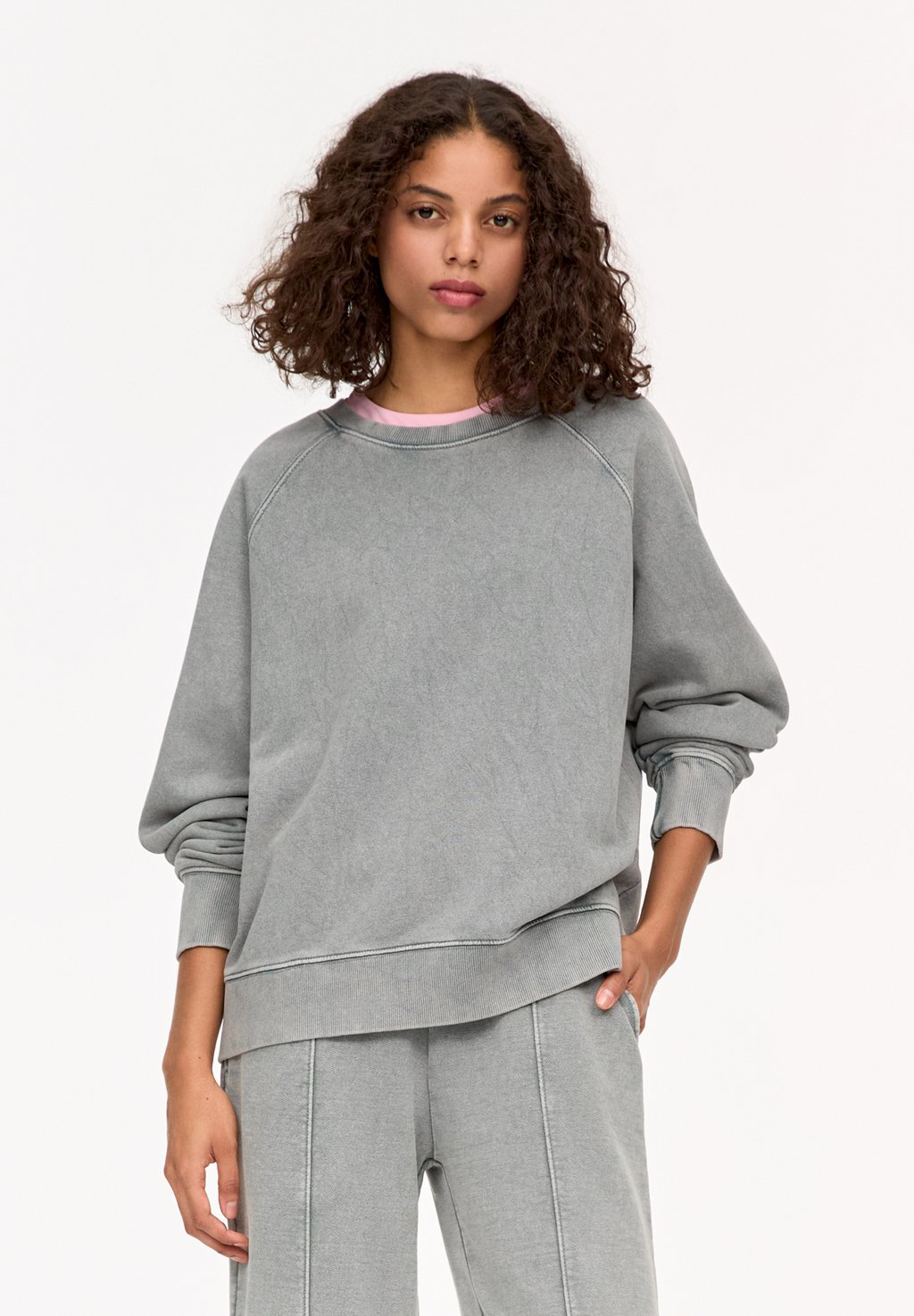 

Толстовка PULL&BEAR, серый
