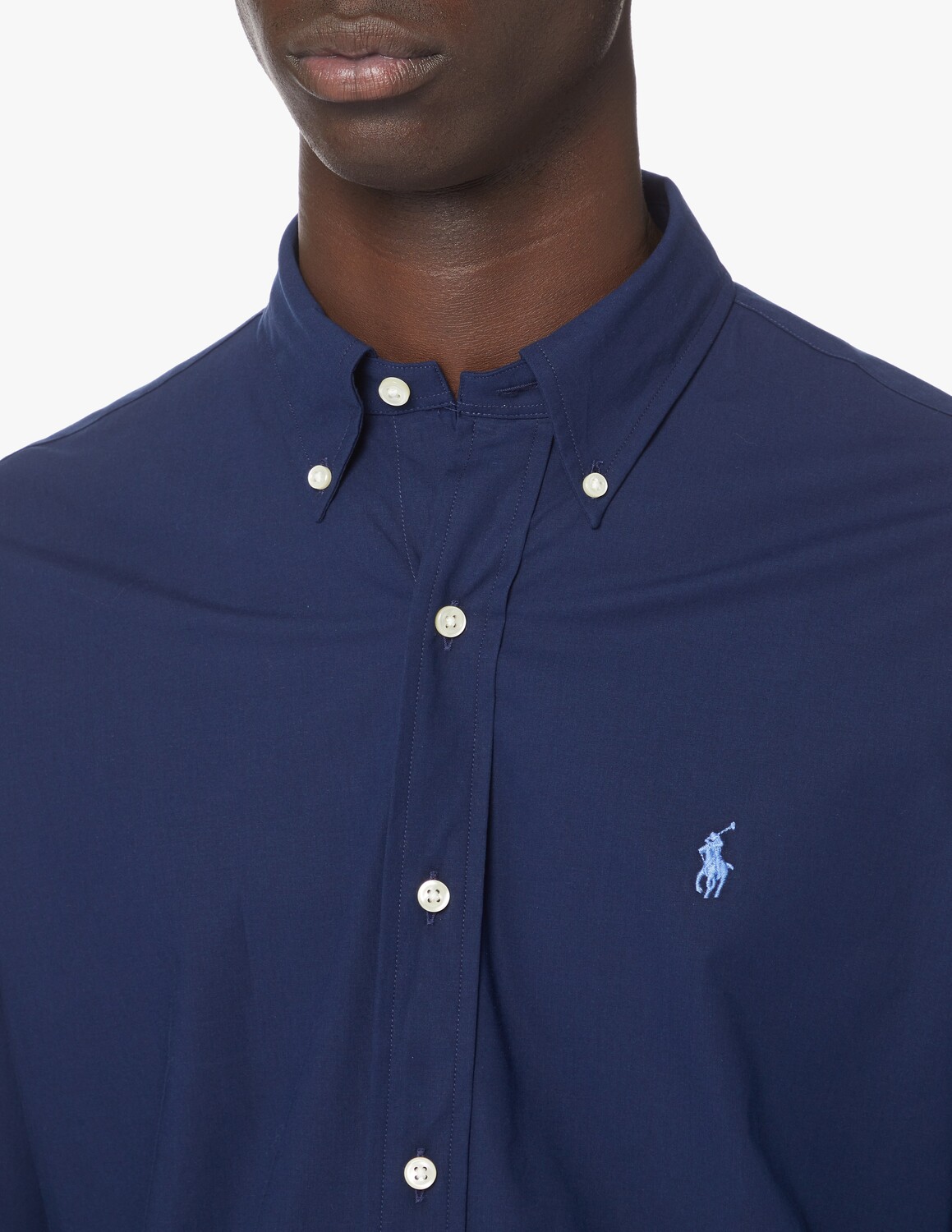Спортивная рубашка из бистряка Ralph Lauren, цвет Newport Navy — фото 4