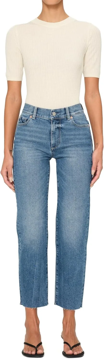 

DL1961 Mara прямые джинсы Mid Rise Instasculpt