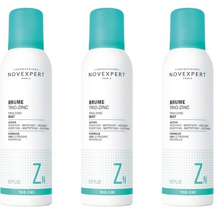 

NOVEXPERT Trio Zinc Spray Матирующий увлажняющий крем с высокой концентрацией цинка для борьбы с воспалениями и акне