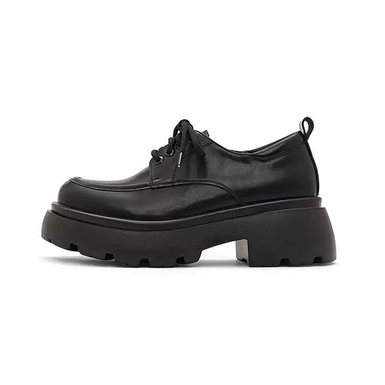 NTOZE Женские повседневные туфли-лодочки черные матовые, цвет Black Matte