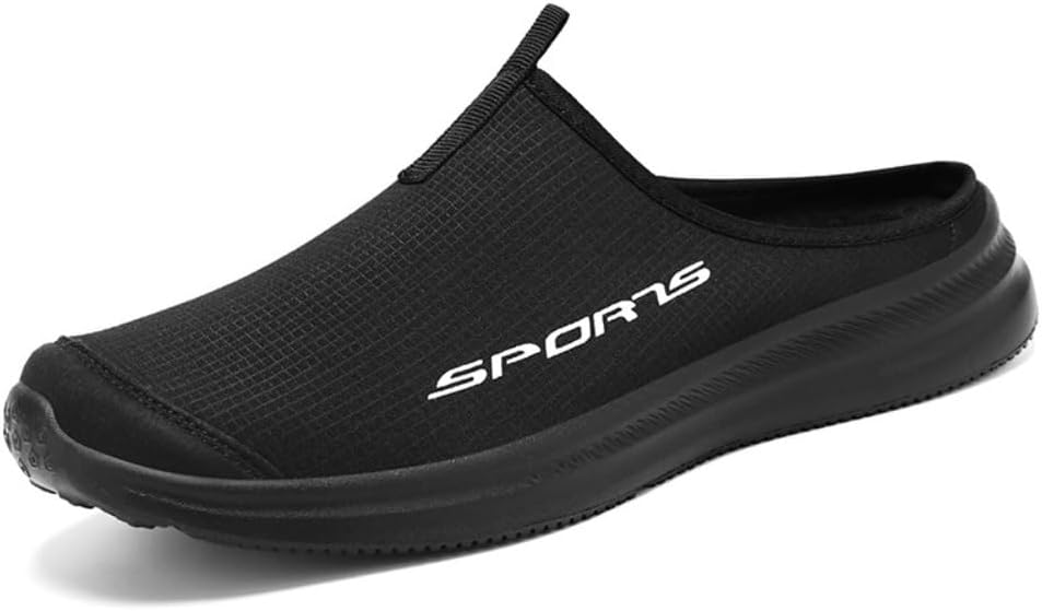 

Мужские кроссовки-мулы без задника с широкой платформой для тенниса Geerta, черный