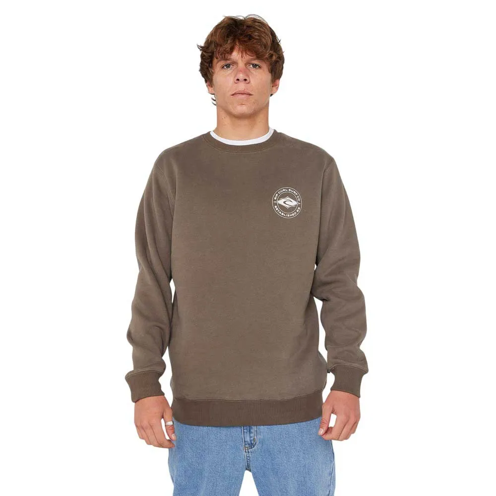 

Толстовка Rip Curl Staple Crew, коричневый