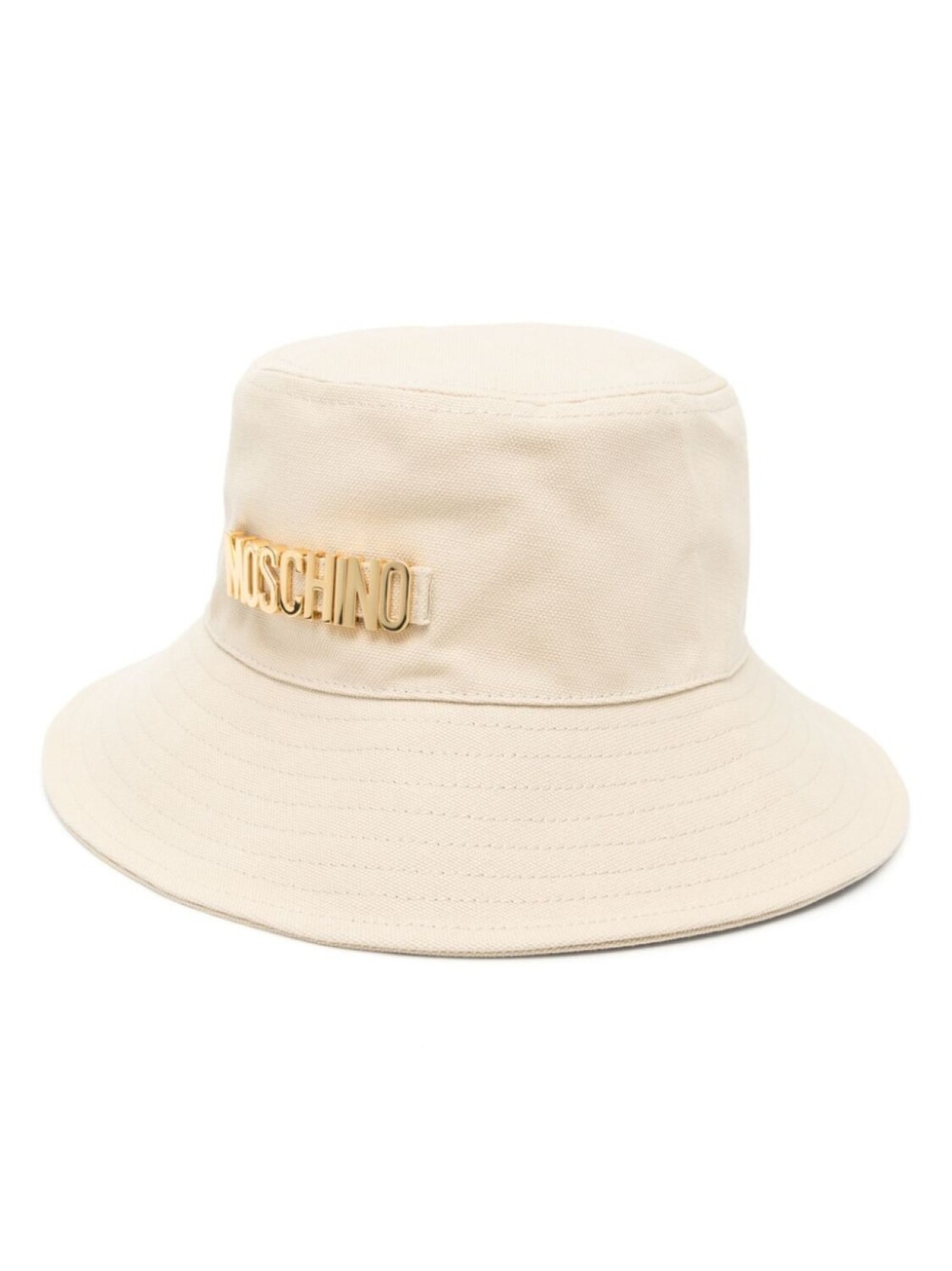 

Moschino панама с логотипом, нейтральный