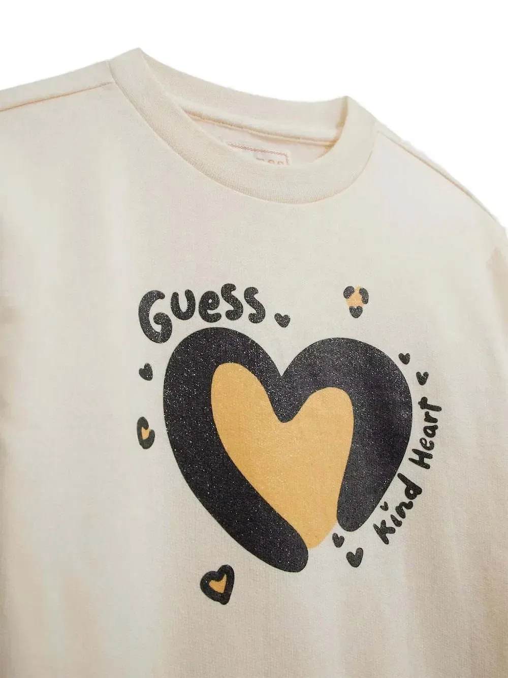 Комплект из топа и легинсов с принтом GUESS Kids, бежевый — фото 3