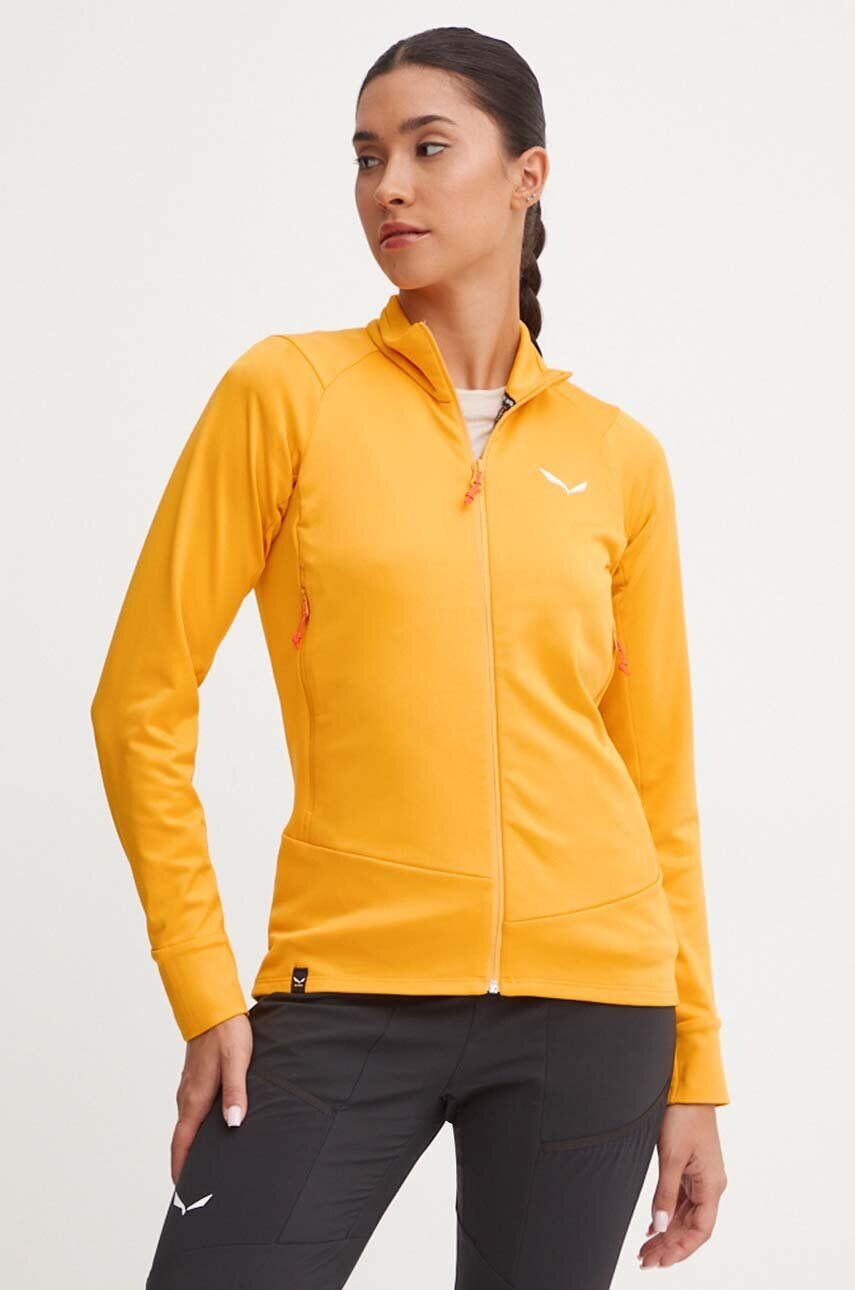 

Спортивная толстовка Puez Polarlite Salewa, желтый