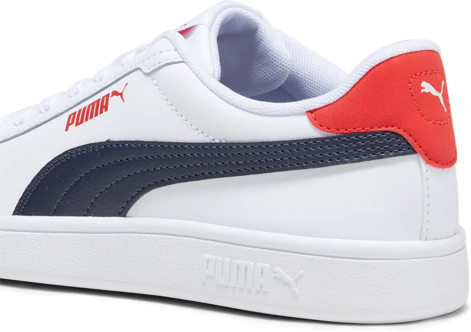 Кроссовки Puma для детей и взрослых, белый/темно-синий/красный — фото 3