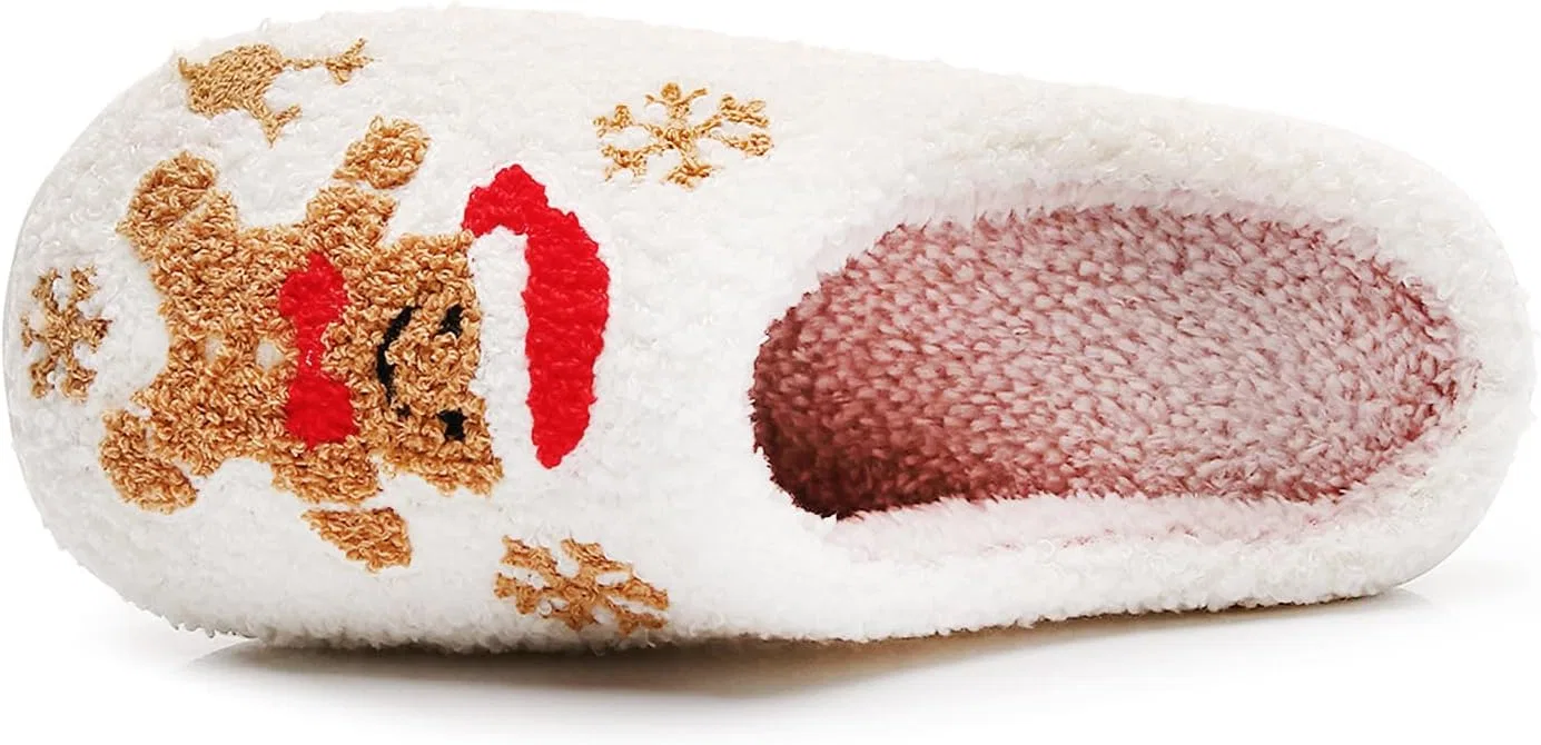 Тапочки с узором женские, Рождество, Gingerbread Man ODYQIG — фото 3