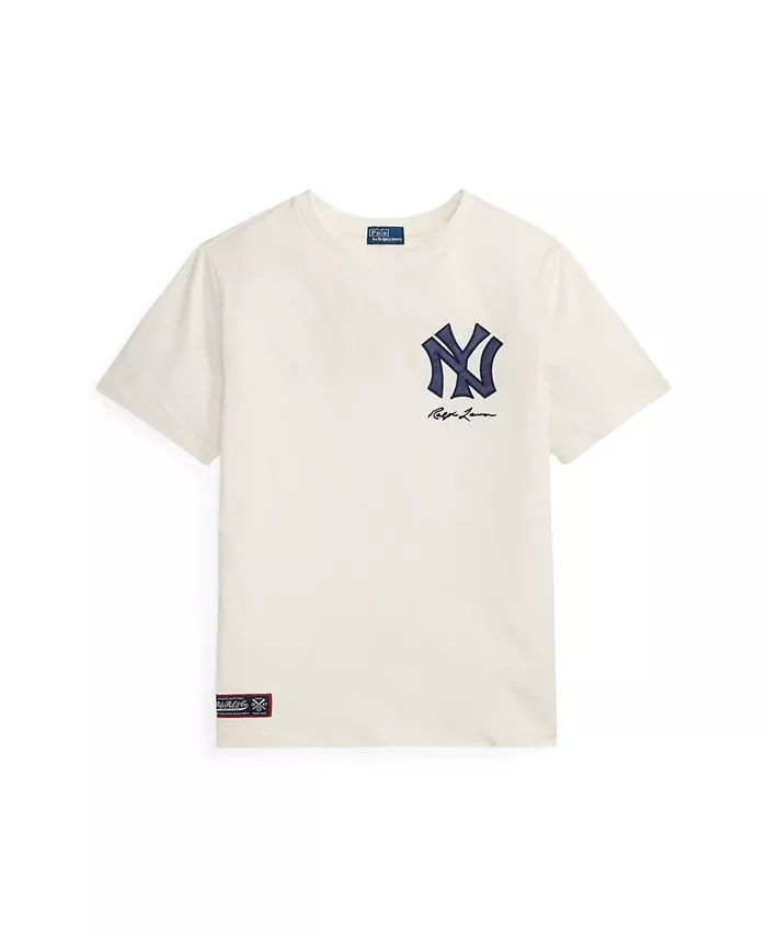 

Футболка New York Yankees для подростков Polo Ralph Lauren, белый