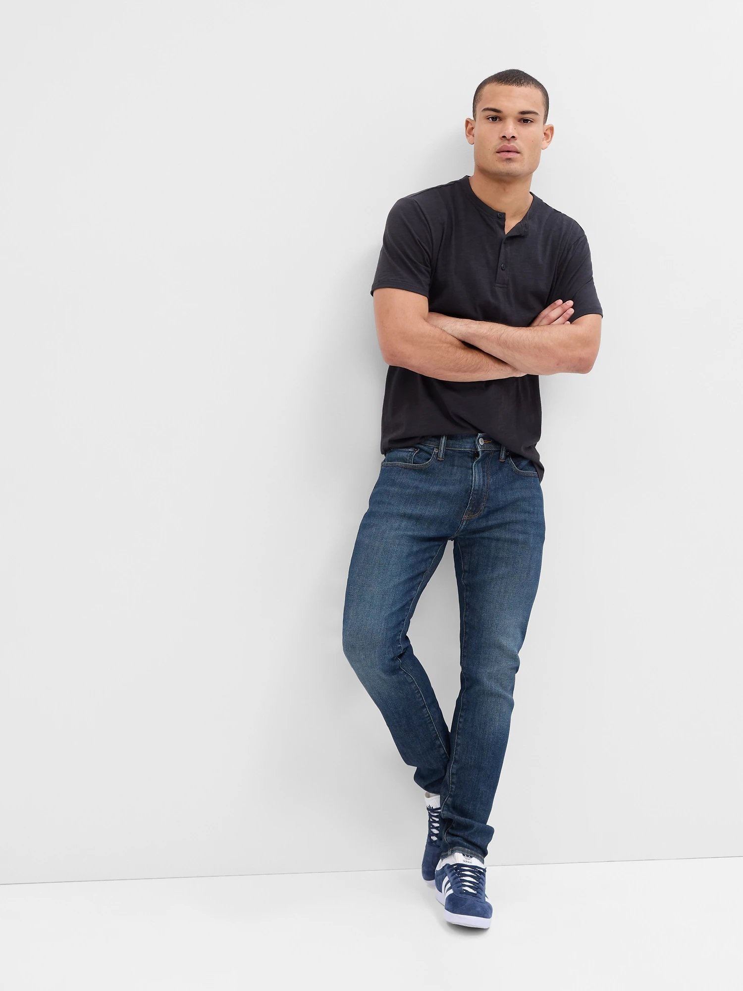 (M) Джинсы SoftMax Skinny Fit GAP, DARK_WASH