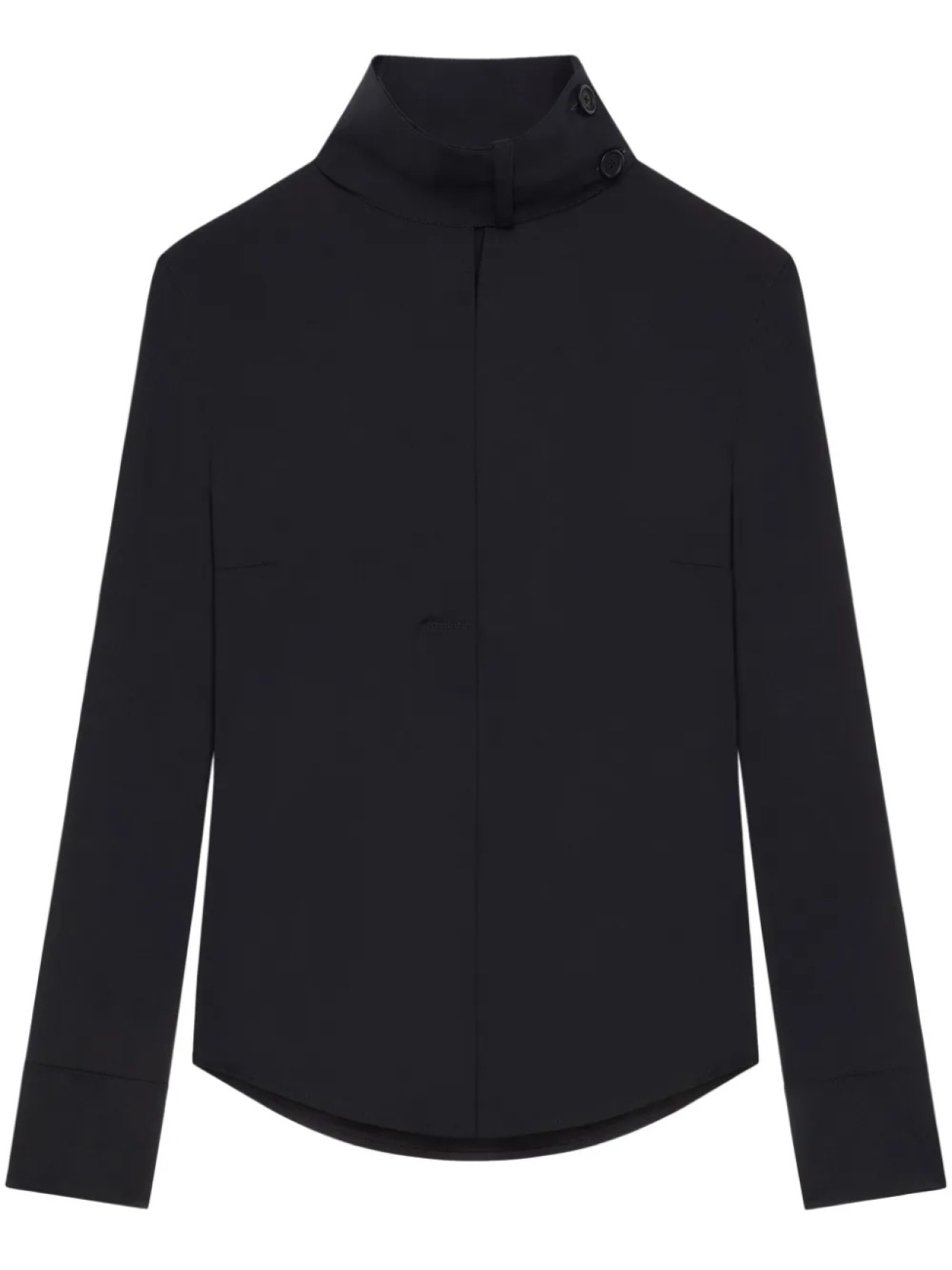 

Courrèges блузка с декоративным платком, черный