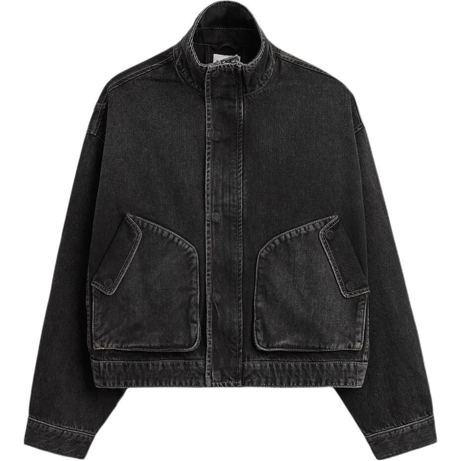 

Джинсовая куртка мужская черный Zara
