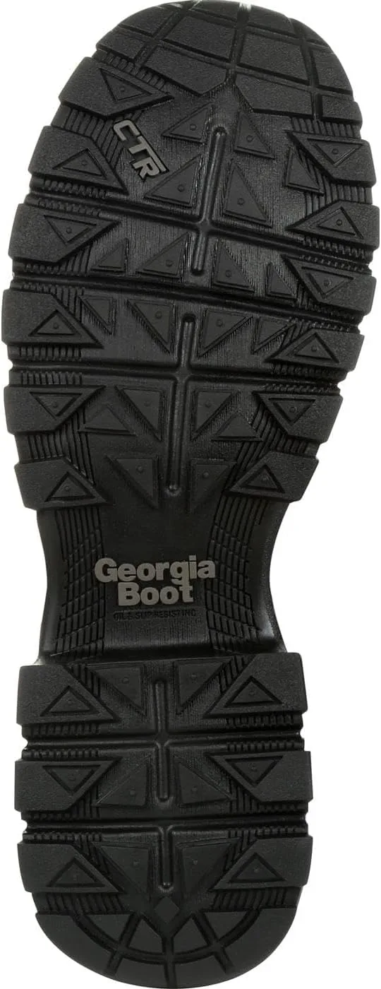 Мужские водонепроницаемые походные ботинки Georgia Boot Eagle Trail Hiker, черный/коричневый — фото 3