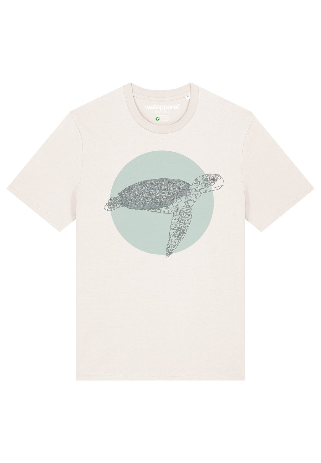 

Футболка с принтом MEERESSCHILDKRÖTE watapparel, белый