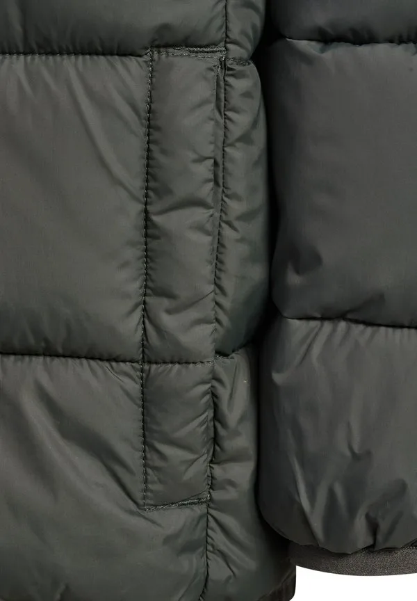 Легкая зимняя пуховая куртка hmljr Hummel, Castor Gray — фото 4
