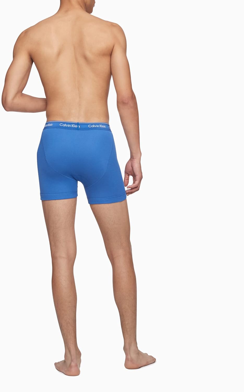 Комплект из 3 мужских боксеров Calvin Klein Cotton Classics, Medieval Blue, Minnow, Blue Bay — фото 4