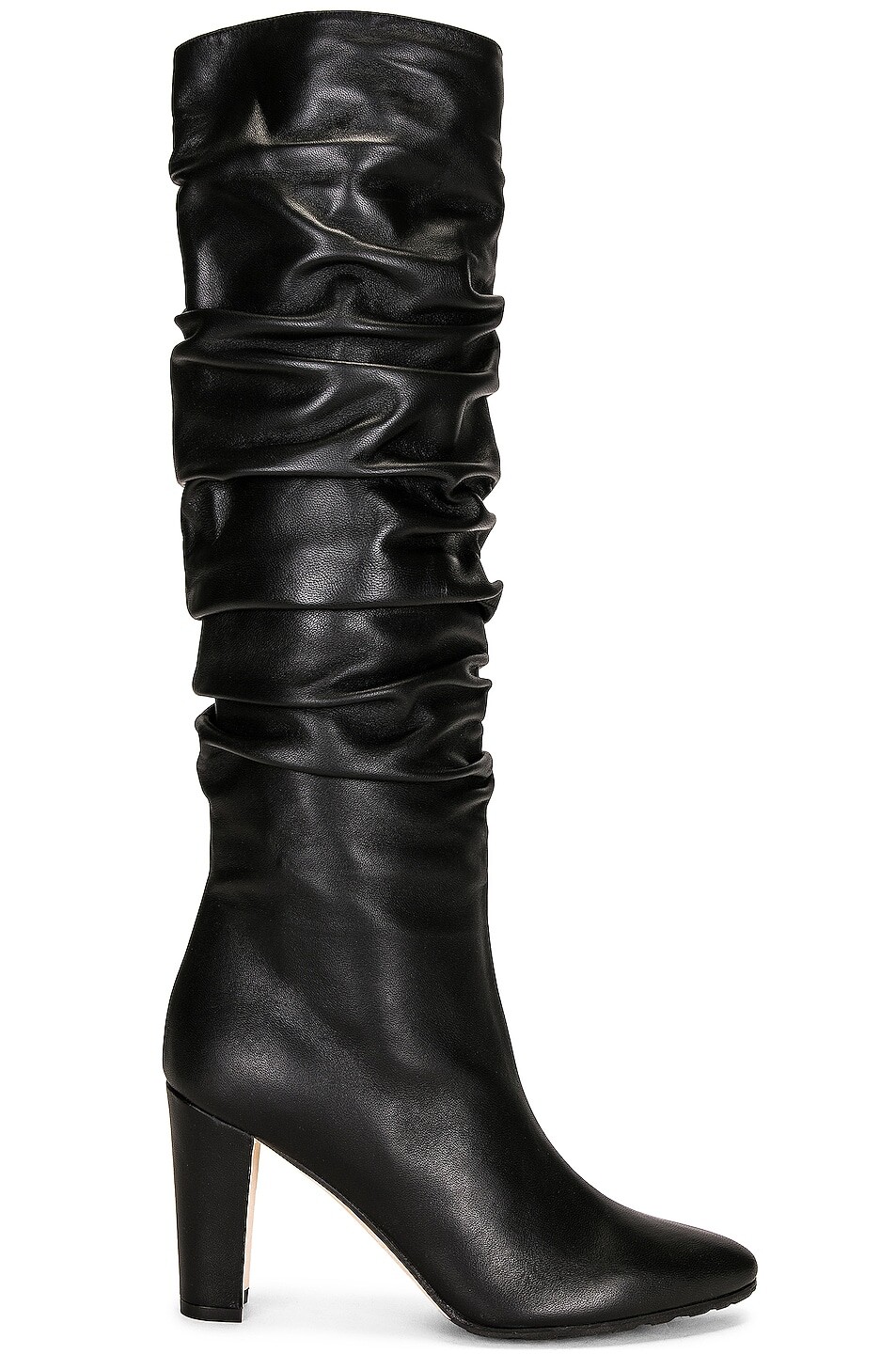 

Ботинки Manolo Blahnik Leather Calassohi 90, черный