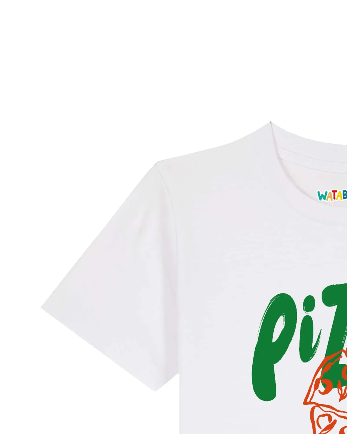 Футболка 'Pizza' Watabout.Kids, White — фото 3