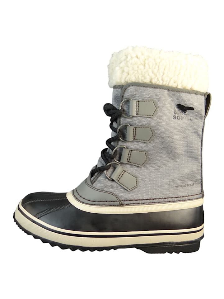 Ботинки женские Sorel Winter Carnival зимние в спортивном стиле, серо-черный — фото 3