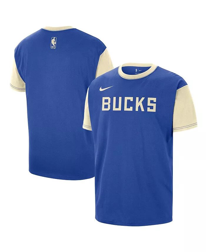 

Мужская футболка Royal Milwaukee Bucks 2024/25 City Edition Courtside Color Block Nike
