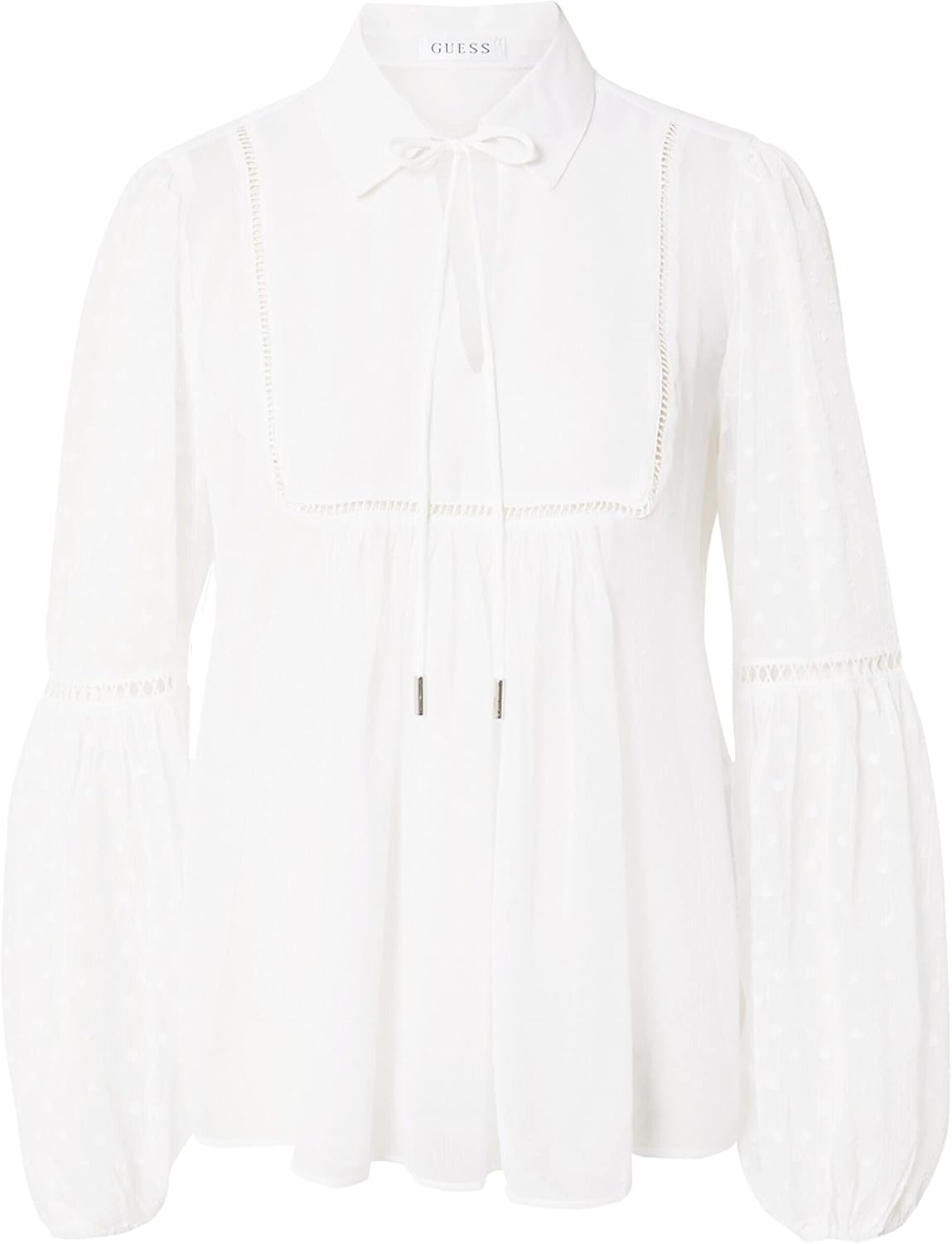 

GUESS Женская длинная футболка Josette, Pure White, Белый, GUESS Женская длинная футболка Josette, Pure White