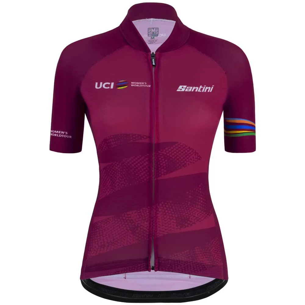 

Джерси Santini UCI World Tour ECO short sleeve, фиолетовый