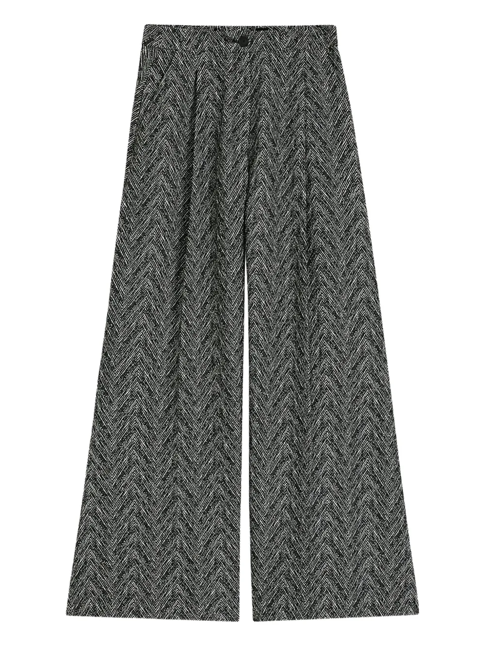 

Брюки с елочным узором Boss, серый