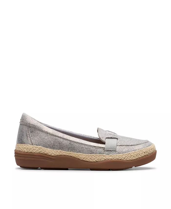 Коллекция Женские Slip-On Туфли Elaina Echo Clarks, серебряный — фото 2
