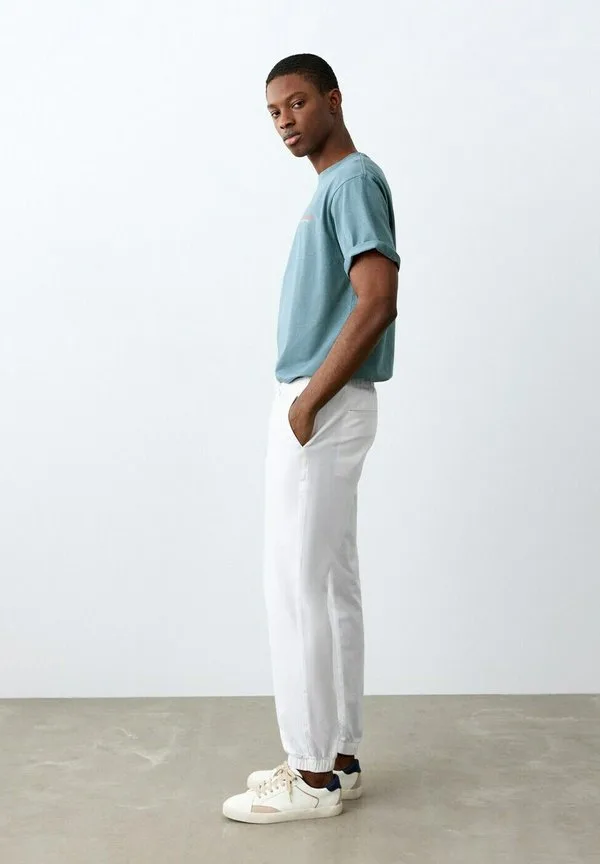 Подростковые брюки Mango Kids, White — фото 3