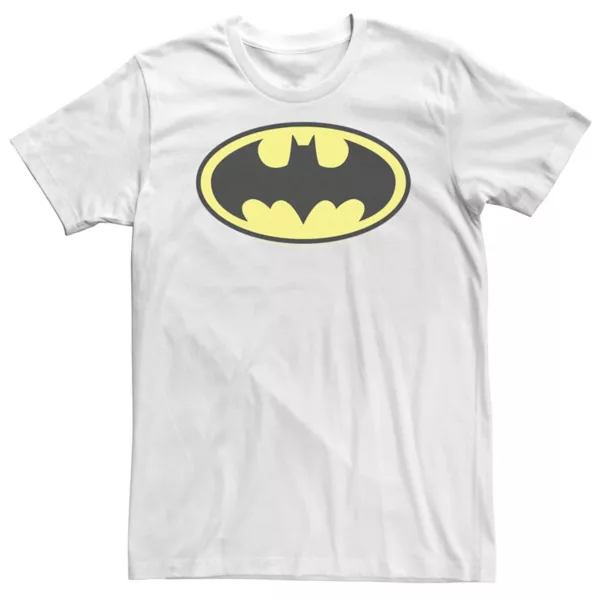 

Футболка с логотипом Batman от Big & Tall из комиксов DC Licensed Character, белый
