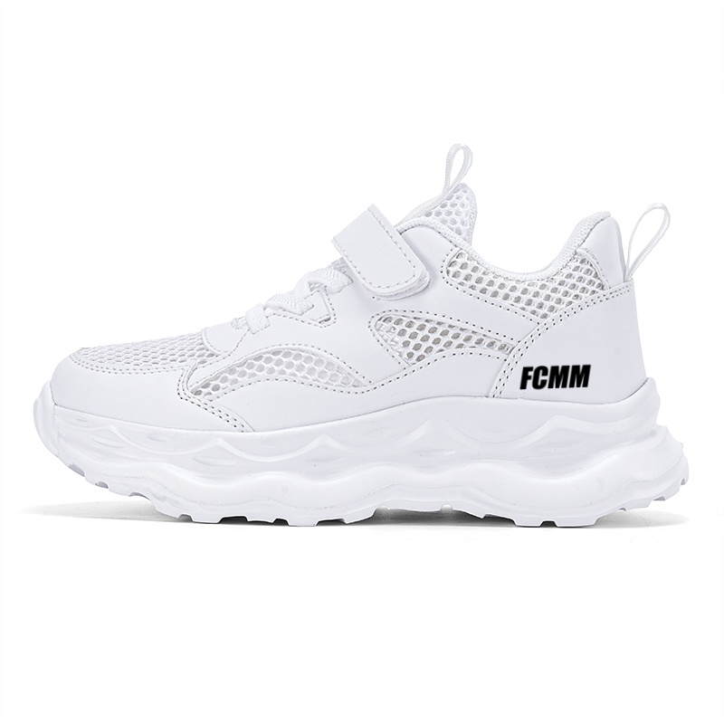 

FCMM Противоскользящие, легкие, амортизирующие и дышащие повседневные кроссовки белого цвета для детей