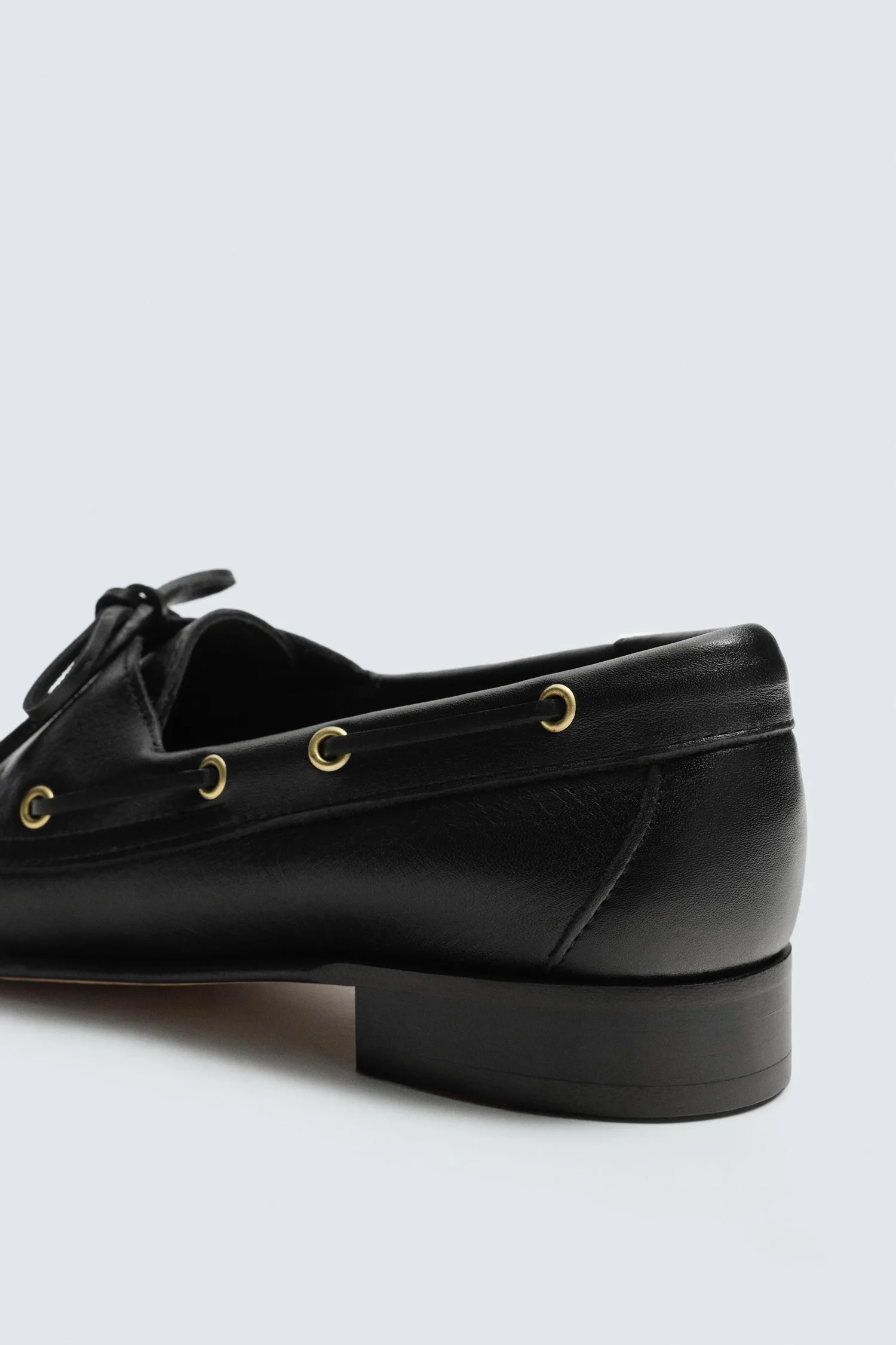 Туфли castellano 1920  x Zara man deck shoes, черный — фото 3