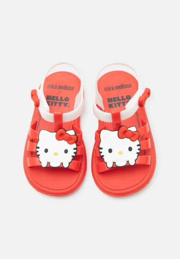 Стильные сандалии hello kitty и ее подруги Mini Melissa, Red/White