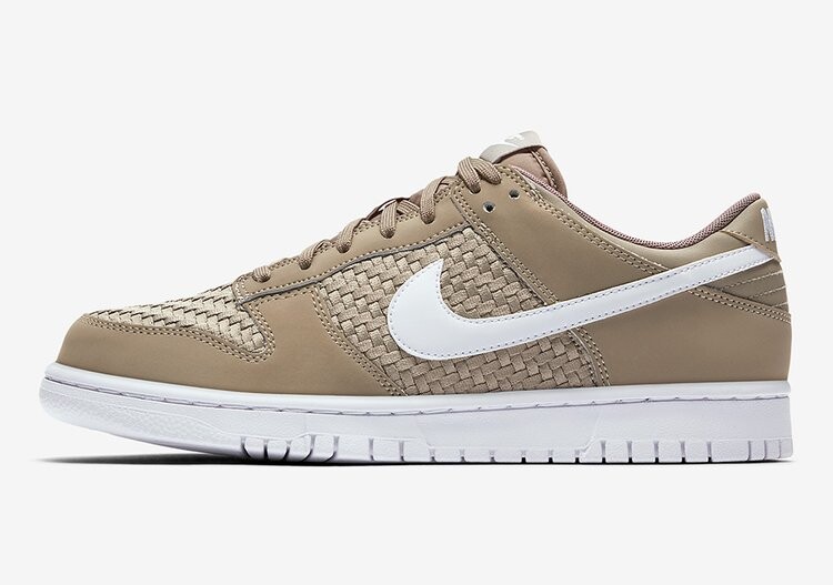 Кроссовки Nike Dunk Low, загар — фото 4