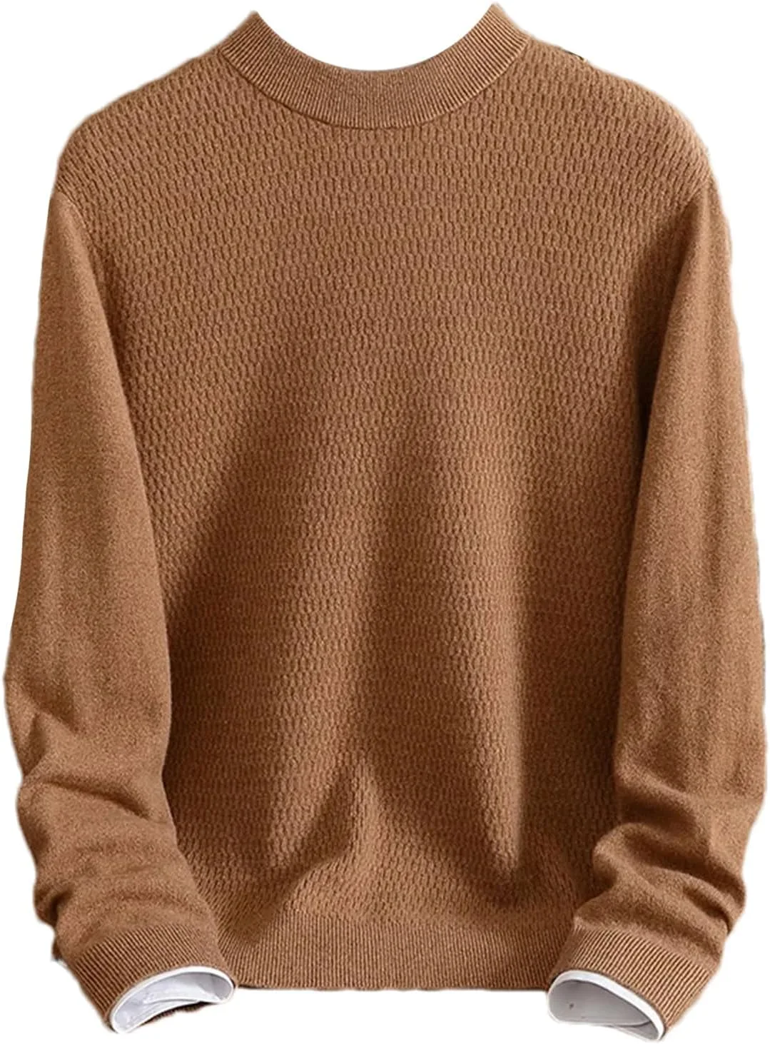 

Мужской полуводолазный свитер Kelsiop из 100% кашемира