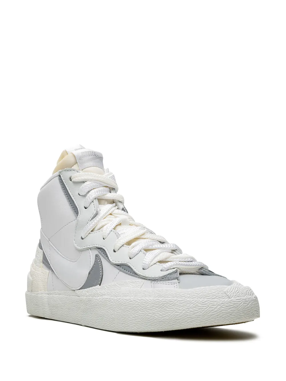 Высокие кеды Blazer Mid из коллаборации с Sacai Nike, белый — фото 2