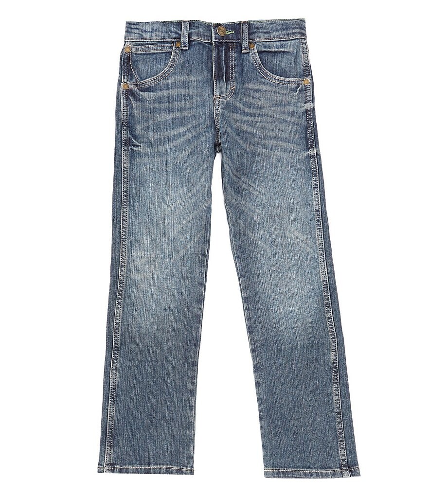 

Джинсы Wrangler Big Boys 8-20 Jerome с 5 карманами в стиле вестерн, синий