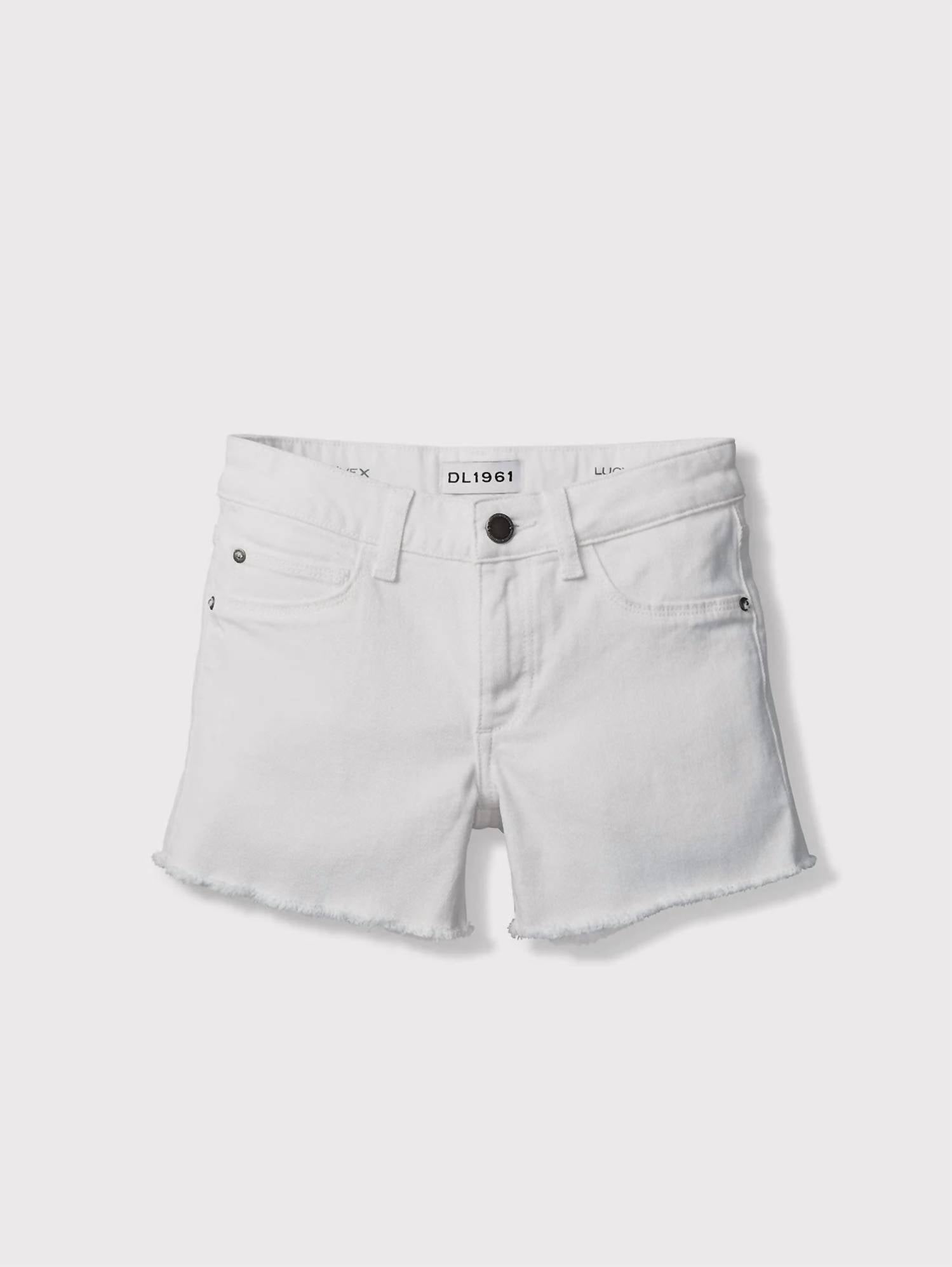 

Джинсовые шорты Lucy для девочки в белом цвете DL1961 - Kids'