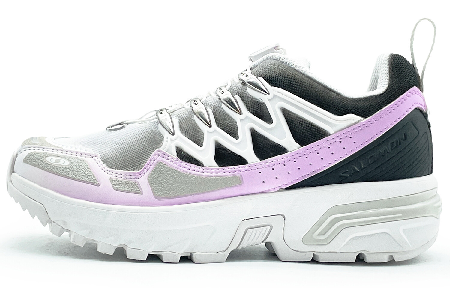 Кроссовки ACS + Lifestyle Shoes Unisex Low-Top Black/White/Purple Salomon — фото 2