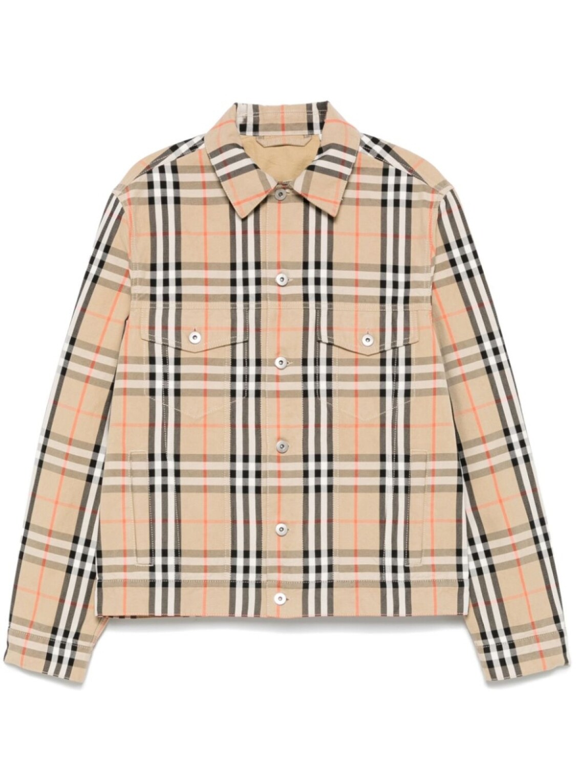 

Burberry куртка в клетку, серый
